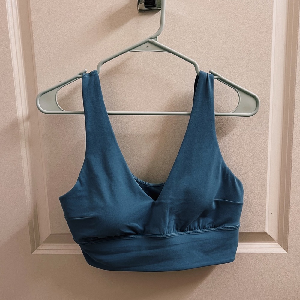Align V-Neck Bra C/D Cup (Utility Blue)